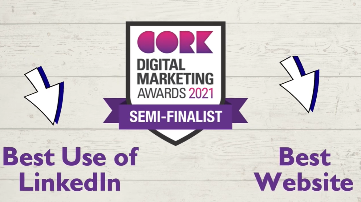 SmartOffice Cork Digital Marketing Awards 2021. Best Website. Best use of LinkedIn.